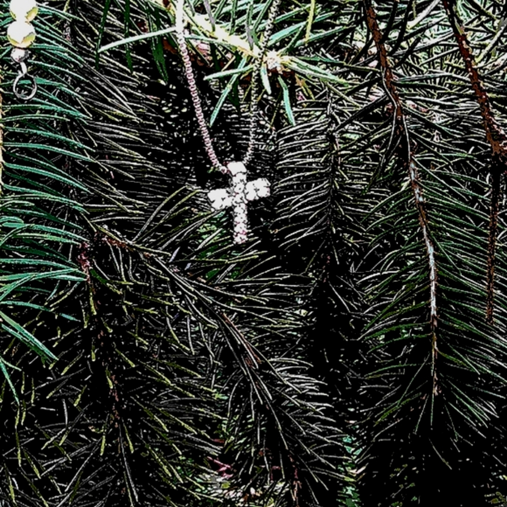 Silver Metal Chain Cross 💠✝️ 8.5" Chain Necklace - Picture 6 of 16